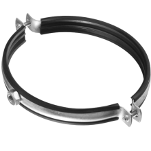 Хомуты для крепления воздуховодов с резиновым профилем