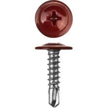 Саморез с прессшайбой сверло, RAL