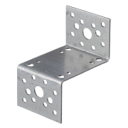 Крепежный уголок оцинкованный Z-образный KUZ 35х70х55 100шт. в уп.