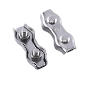 Зажим троса плоский оцинк. Duplex 2ммх2 100шт. в уп.